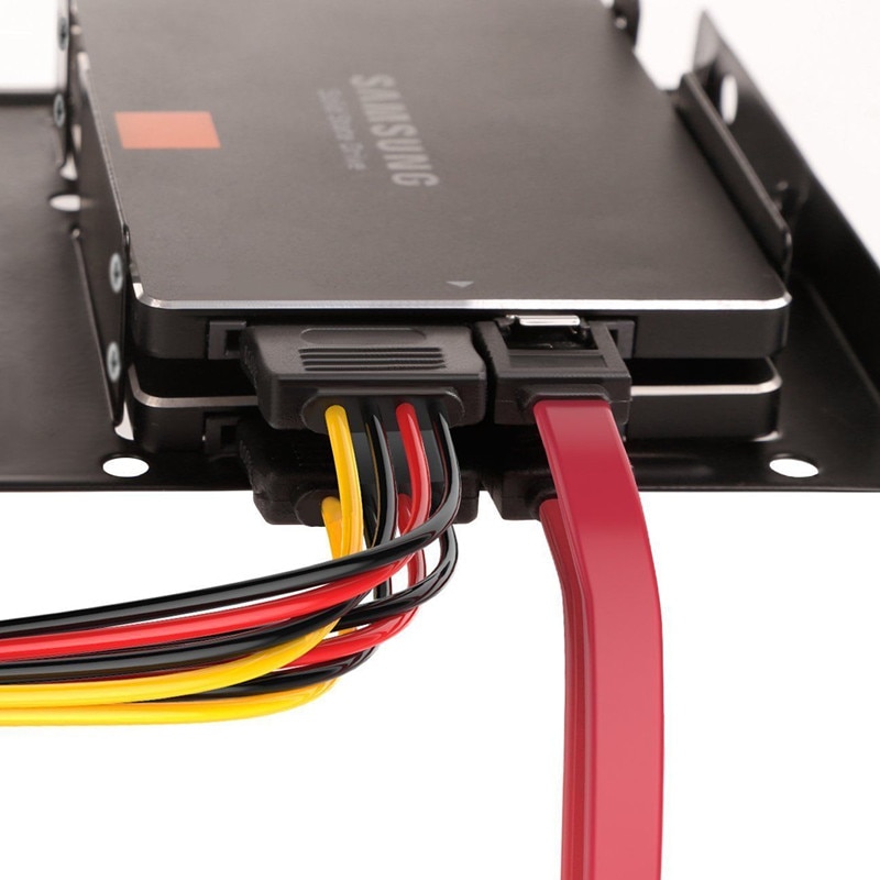 HSEN Enclosure External HDD / SSD 2.5 Inch to 3.5 Inch 2 Bay - SCM02