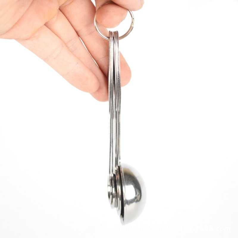 TaffHOME Sendok Takar Set Stainless Steel Measuring Spoon 5 PCS - S300 - Gambar 5