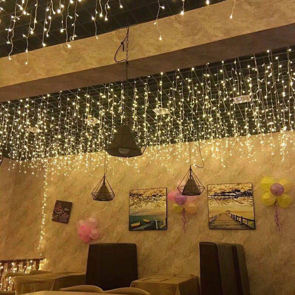TaffLED Lampu Hias Gorden String Lights Icicle Fairy Waterproof 5M - EK-04