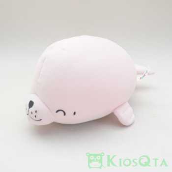 boneka anjing laut pink seal bahan spandex DES