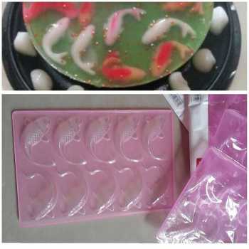 Cetakan Puding Coklat Jelly Ikan Koi Agar Koki Lucky Fish Cetak Iwak