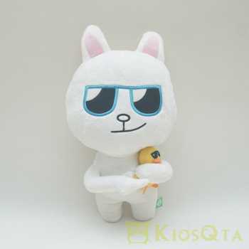 Boneka cony kelinci line kacamata hitam with little sally JAN
