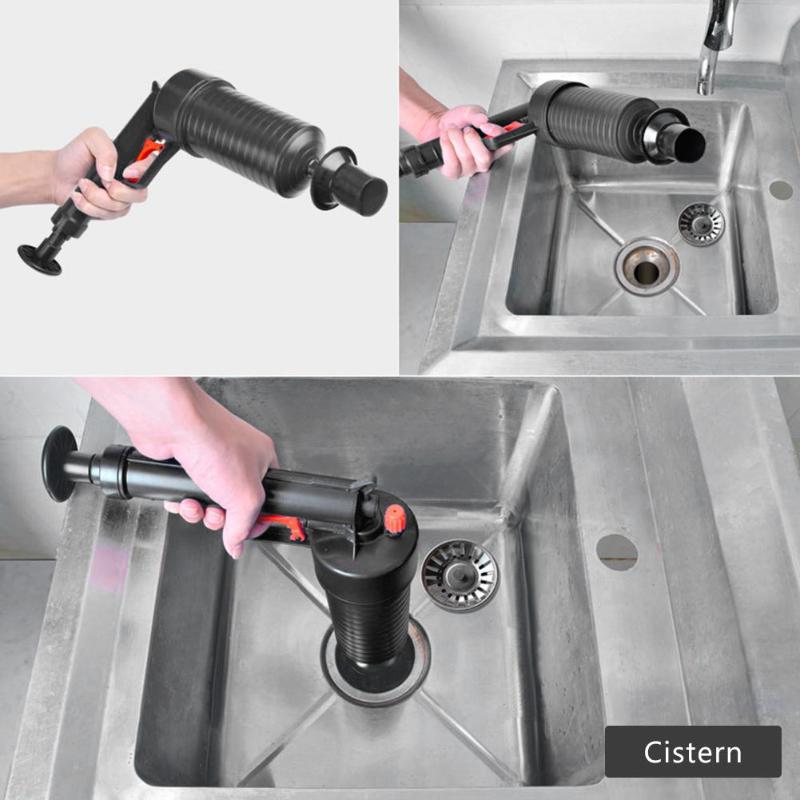 BEAR FORCE Pompa Sedotan WC Ledeng High Pressure Air Drain Plunger - DB275