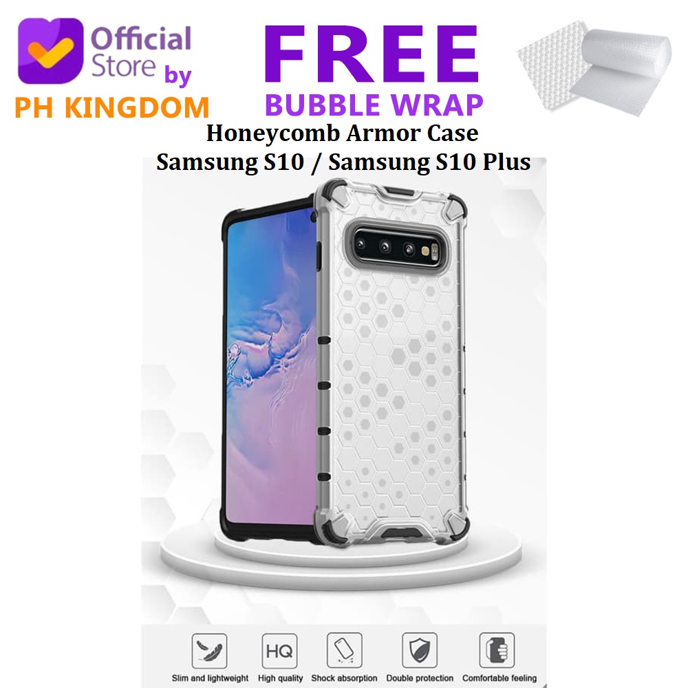 YZ Samsung S10 / S10 Plus - Honeycomb Armor Protective Case