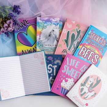 RUMAUMA Notebook Diary Buku Tulis Jurnal Planner Lampu LED Unik Murah
