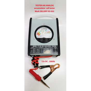 Battery Tester Analog / Jarum SELLERY 95-032 | Alat Tes Aki / Accu