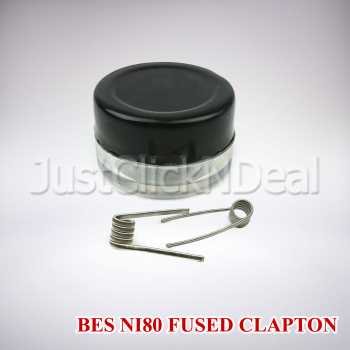 Coil Vape Fused Clapton Nichrome Ni80 Prebuilt