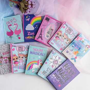 RUMAUMA LOL Buku Anak LED TK Paud SD Notebook Lampu Diary Murah Unik