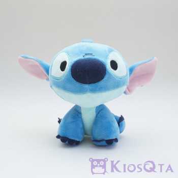 boneka stitch sitting biru kepala besar S