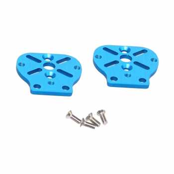 Makeblock DC Motor-25 Bracket B-Blue [Pair] - Konstruksi Kerangka A