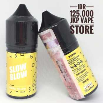 SLOW BLOW DOUBLE YELLOW 30ML - SALT NIC PREMIUM LIQUID VAPE BY SASLABS