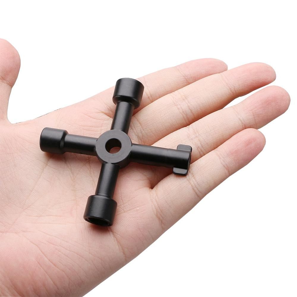 DIHAKI Kunci Pas 4in1 Universal Elevator Cross Triangle Key - LXX3116