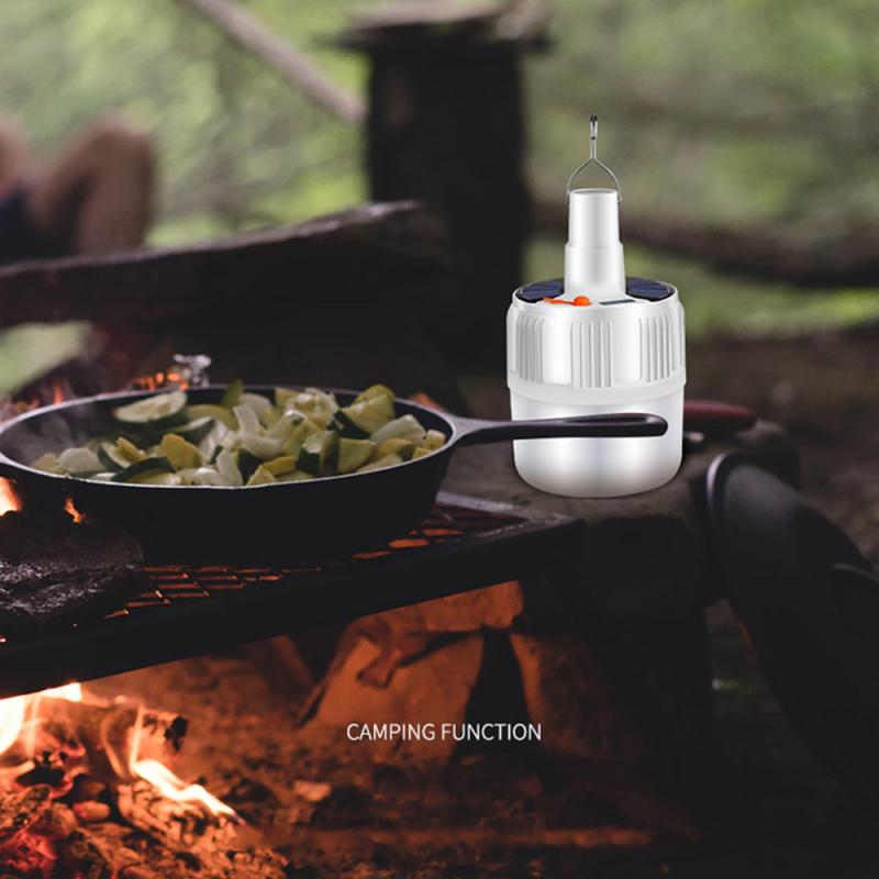 OOBEST Lampu LED Camping Tenda Solar Waterproof Cool White with Remote - SL-24