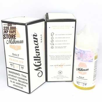 MILKMAN SALT PEACH ICE 30ML - SALTNIC PREMIUM LIQUID BY DRIP CLUB