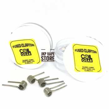 COIL GEAR FUSED CLAPTON 26 - NI80 HG 26x2/40 - COIL AUTHENTIC FOR VAPE