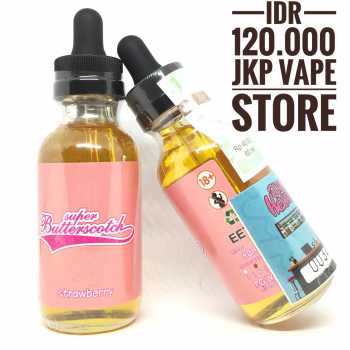 SUPER BUTTERSCOTCH STRAWBERRY 60ML -PREMIUM LIQUID VAPE BY JUICEHEAVEN