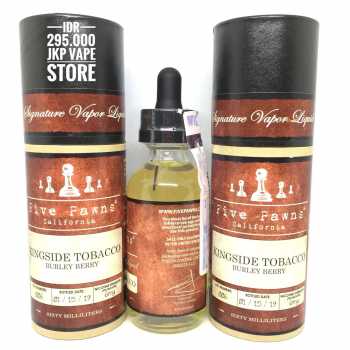 FIVE PAWNS KINGSIDE TOBACCO 60ML - PREMIUM LIQUID VAPE BY RODNEY