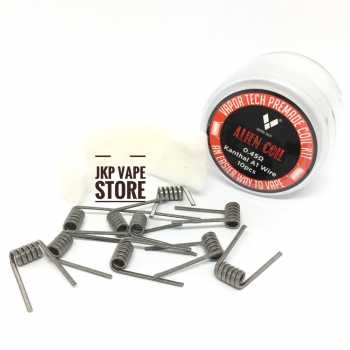 VAPOR TECH ALIEN COIL - KANTHAL A1 WIRE - COIL AUTHENTIC FOR VAPE