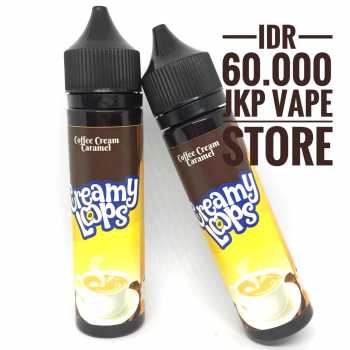 CREAMY LOOPS COFFEE CARAMEL 60ML 0MG -PREMIUM LIQUID VAPE BY SNAKEHEAD