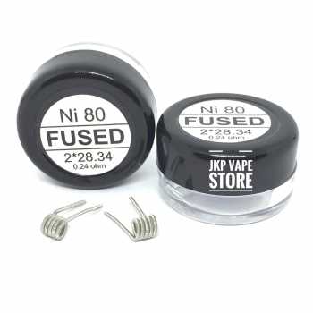 DRIP ON FUSED CLAPTON - NI80 28x2/34 - COIL AUTHENTIC FOR VAPE