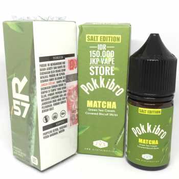POKKIBRO MATCHA 30ML - SALTNIC PREMIUM LIQUID VAPE BY HERO57 JVS