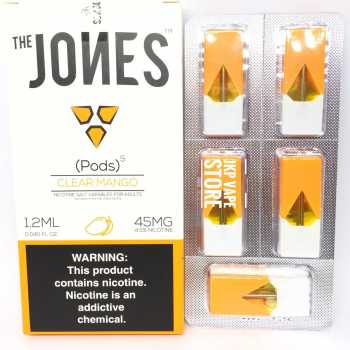 THE JONES CLEAR MANGO FOR JUUL POD REPLACEMENT - CARTRIDGE AUTHENTIC