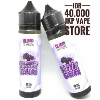 CLOUD EJUICE BLACKCURRANT BUBBLEGUM 60ML - PREMIUM LIQUID VAPE BY TOR