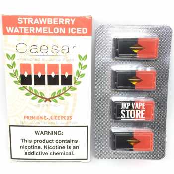 CAESAR STRAWBERRY WATERMELON ICED JUUL POD REPLACE - CARTRIDGE AUTHENT