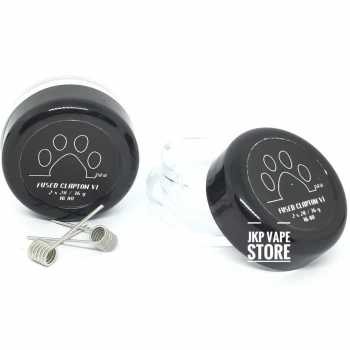 COIL PAW FUSED CLAPTON V2 - NI80 2x26/36 - COIL AUTHENTIC FOR VAPE