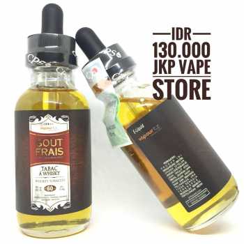GOUT FRAIS WHISKEY TOBACCO 60ML - PREMIUM LIQUID VAPE BY VAPOURITZ CPS