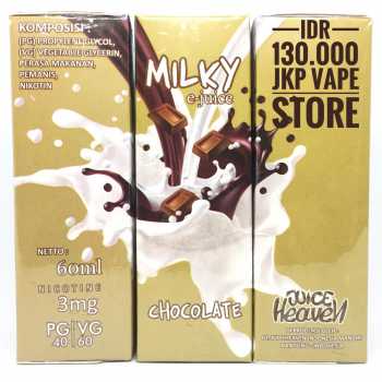 MILKY EJUICE CHOCOLATE 60ML - PREMIUM LIQUID VAPE BY JUICE HEAVEN