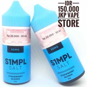S1MPL SALT STRAWBERRY BLONDE 30ML - PREMIUM LIQUID VAPE SIMPL BY JRX