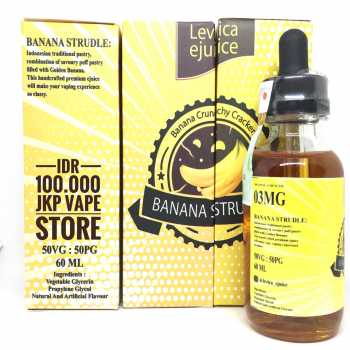 LEVICA EJUICE BANANA STRUDLE 60ML - PREMIUM LIQUID VAPE BY VS