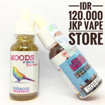 MOODS SALT NIC TOBACCO STRAWBERRY 30ML - PREMIUM LIQUID BY JUICEHEAVEN