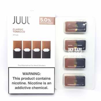JUUL CLASSIC TOBACCO POD REPLACEMENT - CARTRIDGE AUTHENTIC BY JUUL LAB