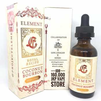 ELEMENT COCONUT BOURBON 60ML - PREMIUM LIQUID VAPE BY TRILOGY x JRGN