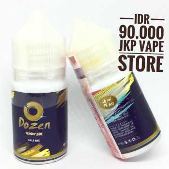 DOZEN PEANUT JAM 30ML - SALT NIC PREMIUM LIQUID VAPE BY MONK CLOUD