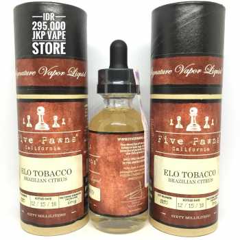 FIVE PAWNS ELO TOBACCO 60ML - PREMIUM LIQUID VAPE BY RODNEY