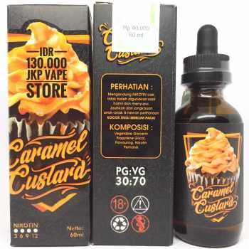 CARAMEL CUSTARD 60ML - PREMIUM LIQUID VAPE BY SCREAMING - VOLT LIQUID