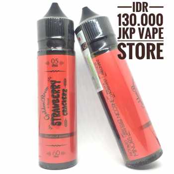 STRAWBERRY CRACKERZ 60ML - PREMIUM LIQUID VAPE BY GOLDEN BREW KHALIFAH