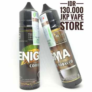 ENIGMA COFFEE TOBACCO 60ML - PREMIUM LIQUID VAPE BY ENIGMAKARYA INDO
