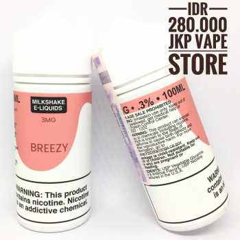 BREEZY 100ML - PREMIUM LIQUID VAPE BY MILKSHAKE E-LIQUIDS