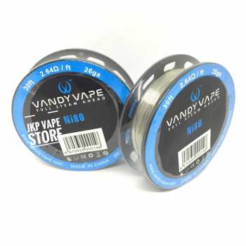 VANDY VAPE NI80 26 AWG - WIRE AUTHENTIC 30 FEET FOR VAPE