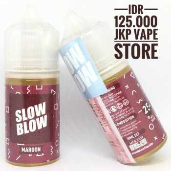 SLOW BLOW MAROON 30ML - SALT NIC PREMIUM LIQUID VAPE BY SASLABS