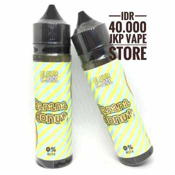 CLOUD EJUICE BANANA DONUT 60ML - PREMIUM LIQUID VAPE BY TOR