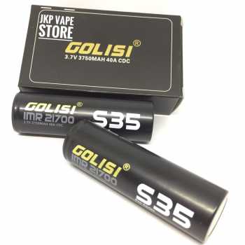 BATTERY GOLISI S35 - IMR 21700 3750MAH 40A - AUTHENTIC BATERAI VAPE