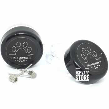 COIL PAW FUSED CLAPTON V1 - NI80 2x28/36 - COIL AUTHENTIC FOR VAPE