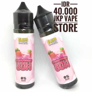 CLOUD EJUICE STRAWBERRY BUBBLEGUM 60ML - PREMIUM LIQUID VAPE BY TOR