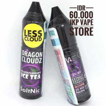 DRAGON CLOUDZ BLACKCURRANT ICE TEA 15ML - SALTNIC LIQUID VAPE BY VA