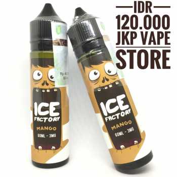 ICE FACTORY MANGO 60ML - PREMIUM LIQUID VAPE BY KEYSHA